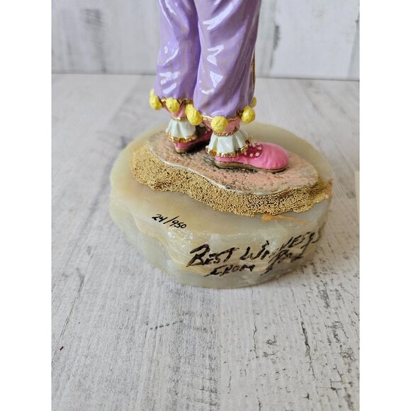 Ron Lee Bunches clown balloons pastel large gold 1996 vintage limited statue fig - Picture 7 of 11